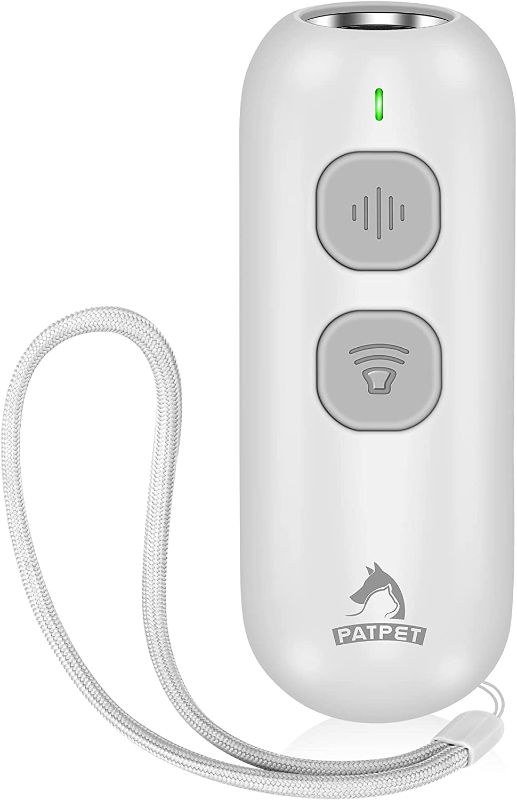 Photo 1 of PATPET Dog Barking Control Device - Ultrasonic Dog Bark Deterrent, Handheld Dog Behavior Training Tool Up to 30 Ft Effective Control Range Suitable Dogs Safe to Use Indoor & Outdoor
