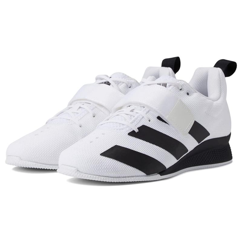 Photo 1 of ADIDAS BLACK AND WHITE ADIPOWER WEIGHTLIFTING II SHOES SIZE 6.5 