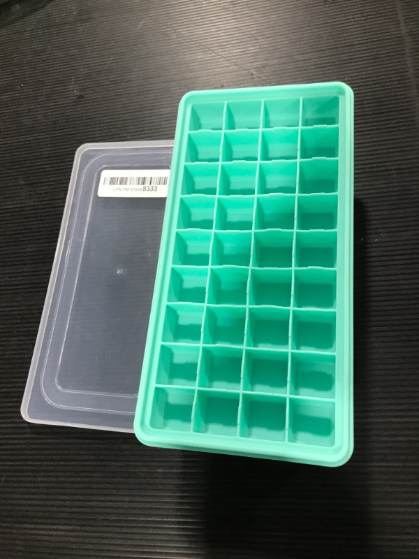 Photo 2 of Bigstone Silicone Mold Removable Lid Odorless Mold Silicone Honeycomb Ice Cube Tray for DIY Dessert
