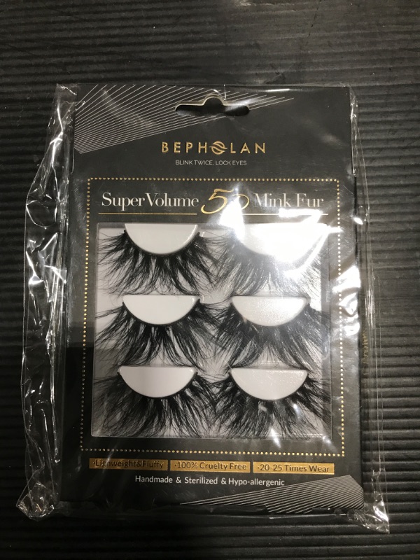 Photo 1 of Bepholan Super Volume 5D Mink Fur Eyelashes