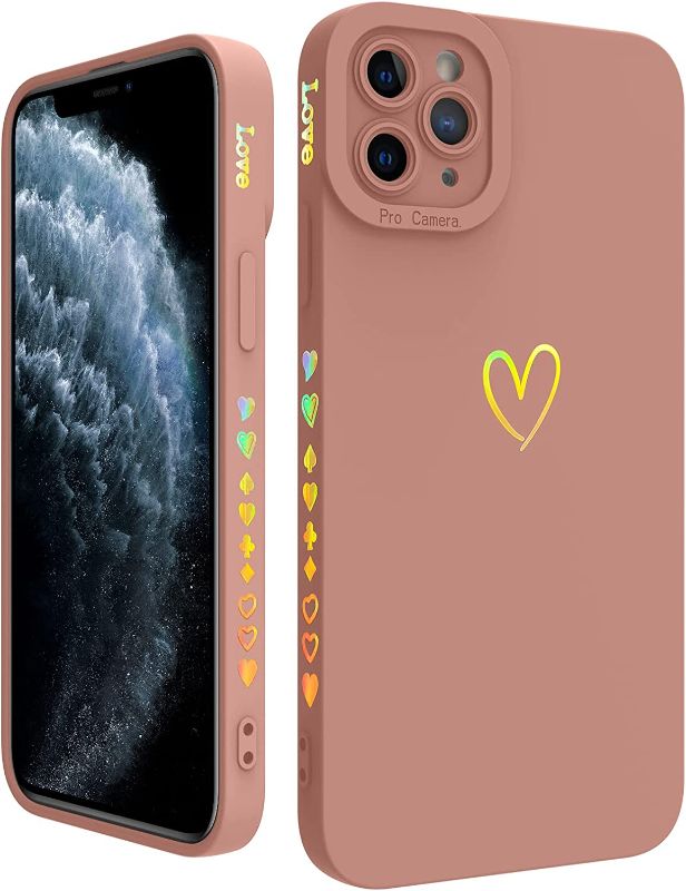 Photo 1 of iPhone 11 Pro Max Case Love Bling Heart Design 