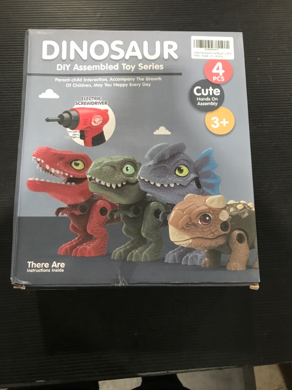 Photo 1 of dinosaur diy assembled toy series 4 pcs 