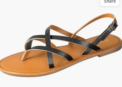 Photo 1 of 
Visit the jussy Store
Flat Sandals for Women Strappy Sandal, Jussy Adjustable Flat Sandals with Buckled Ankle Strap Simple Classic Sandals Ladies Sandals