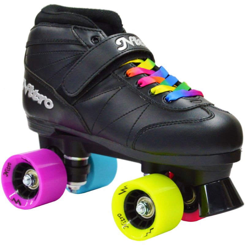 Photo 1 of Epic Rainbow Nitro Quad Speed Skates Size 7 