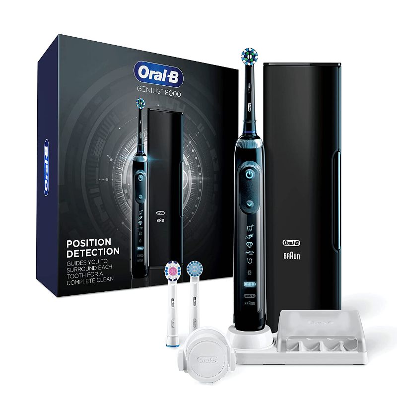 Photo 1 of 
Oral-B Genius 8000 Electric Electric Toothbrush with Bluetooth Connectivity, Black
