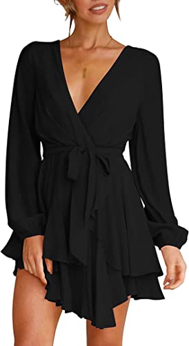 Photo 1 of Albe Rita Women's Dress Deep V-Neck Long Sleeve SIZE XL