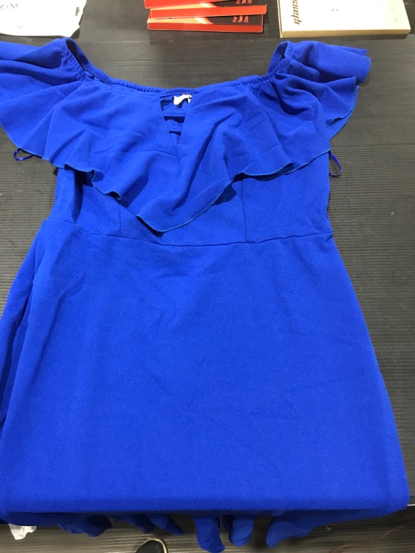 Photo 1 of blue women's dress 
size medium