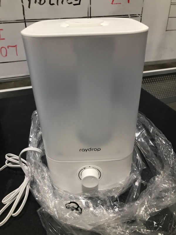 Photo 1 of raydrop Cool Mist Humidifier Diffuser, 2.5L Essential Oil Diffuser (White)
