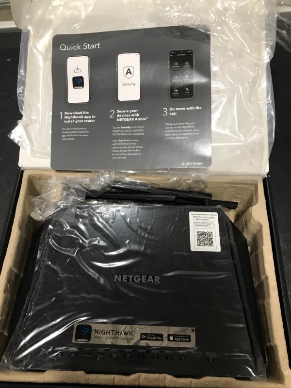 Photo 2 of Nighthawk Dual-Band WiFi Router, 1.75Gbps 