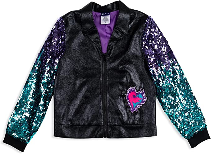 Photo 1 of DISNEY DESCENDANTS MAI BIG JACKET PURPLE/BLACK 14-16 