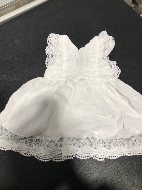 Photo 1 of dress - white - baby - size 90 