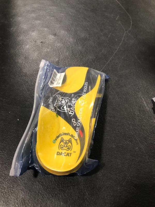 Photo 2 of 3/4 High Arch Support Inserts // Relieves Bunions, Plantar Fasciitis, Heel Pain and Foot Pain Caused Only by High Arches Yellow L:(Men9-11/Women10-12)