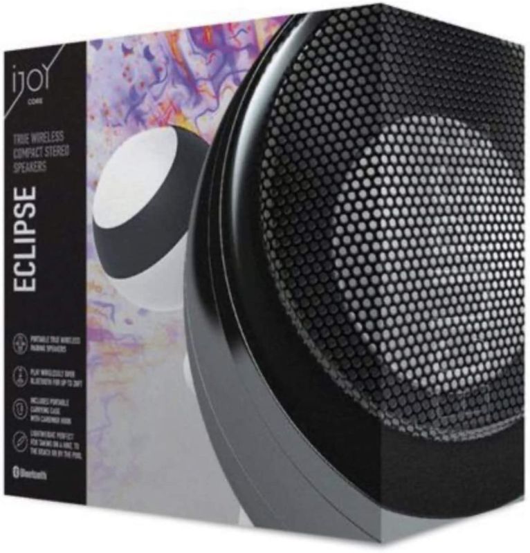 Photo 1 of iJoy Core Eclipse Wireless Compact Stereo Portable Bluetooth Speakers
