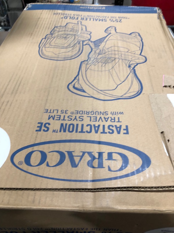 Photo 3 of Graco FastAction SE Travel System | Includes Quick Folding Stroller and SnugRide 35 Lite Infant Car Seat, Redmond, Amazon Exclusive