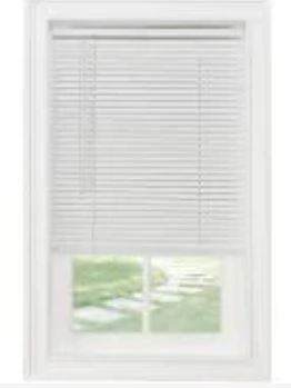 Photo 1 of Achim Cordless GII Morningstar 1" Light Filtering Mini Window Blind, White