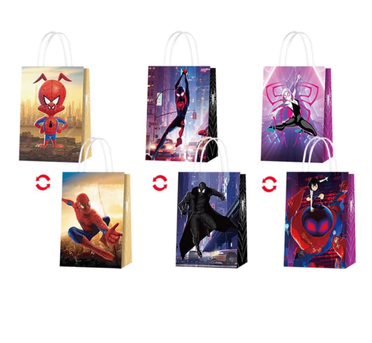 Photo 1 of 15pcs Spidey Party Favor Goodie Bag with Handle 