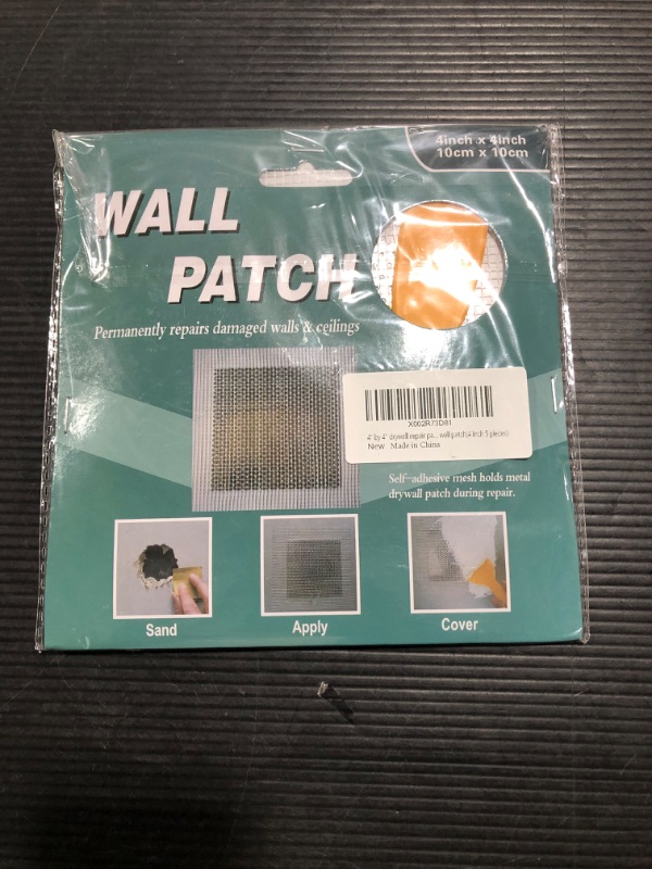 Photo 2 of 4'' by 4'' Drywall Repair Patch, Wall Patch Repair Kit