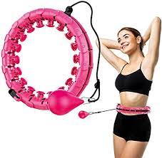 Photo 1 of  Professional Weighted Hula Hoop for Adults and Kids – Exercise Hula Hoop with 24 Detachable Knots