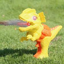 Photo 1 of Dinosaur Water Spray Gun Toy, Water Guns for Pool Beach Games with Simulated Flame Spray Fire Breathing, Water Mist Spray & Roaring Sound, Squirt Gun Toys Birthday Christmas Gifts for Boys Girls--- NEW
