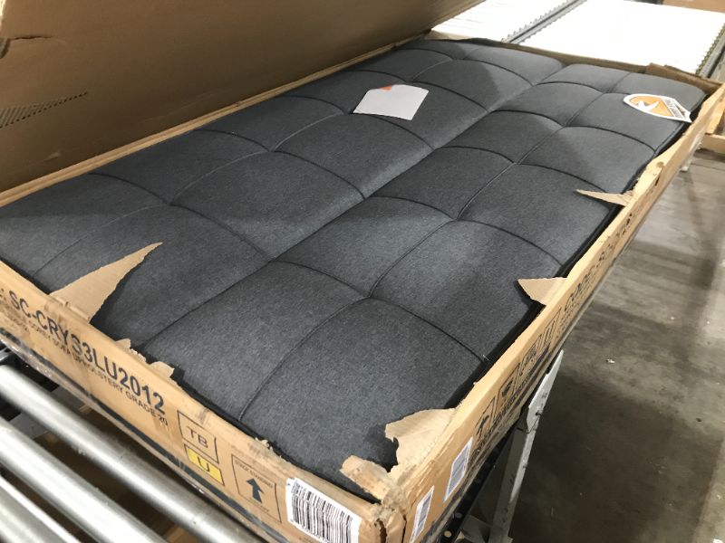Photo 1 of Serta Rne-3s-cc-set Rane Collection Convertible Sofa, L66.1 x W33.1 x H29.5, Charcoal
