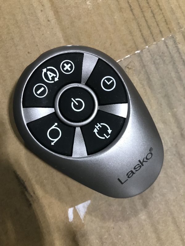 Photo 1 of Lasko 1500W Digital Ceramic Space Heater with Remote, 755320, Silver