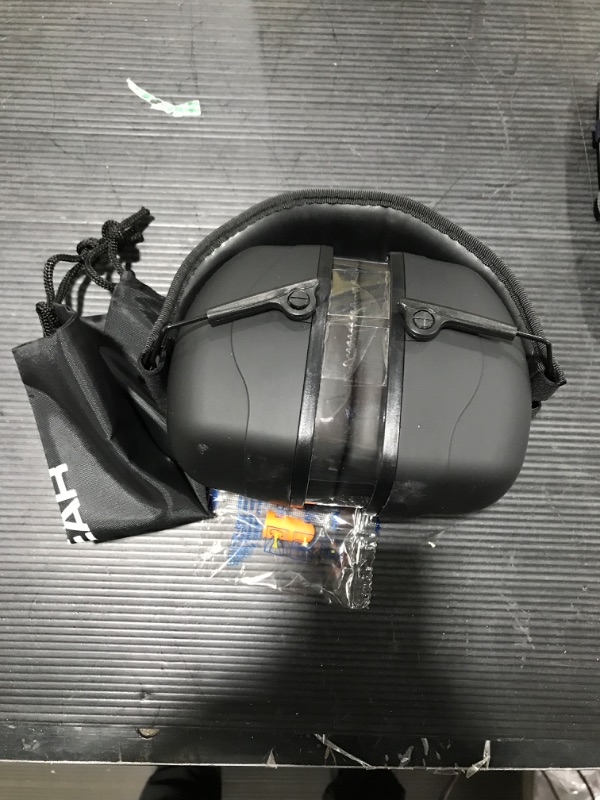 Photo 2 of PROHEAR 016(Upgrade) 30dB NRR Hearing Protection Safety Earmuffs, Passive Ear Protector for Gun Range Mowing and Shop - Black 