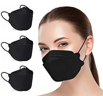 Photo 1 of Black Disposable Face Masks for Protection 100PCS, Safety Masks Black Dust Disposable Masks for men women
