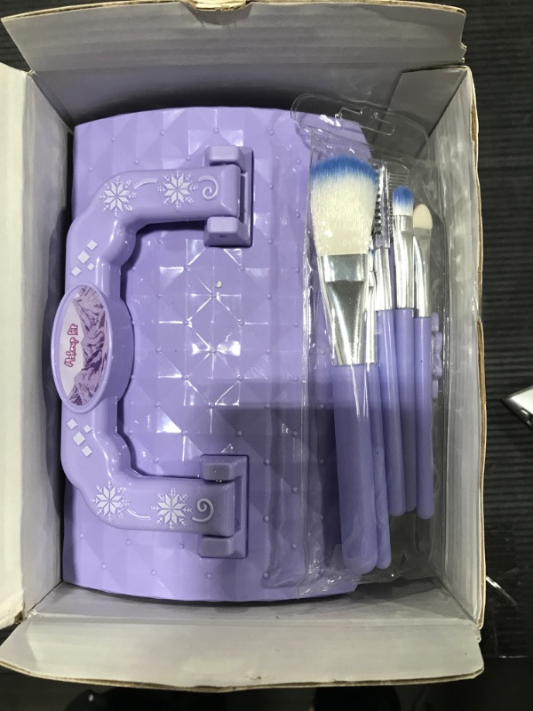 Photo 1 of PERRYHOME Kids Makeup Kit for Girl 35 Pcs Washable Real Cosmetic, Safe & Non-Toxic Little Girl Makeup Set, Frozen Makeup Set for 3-12 Year Old Kids Toddler Girl Toys Christmas & Birthday Gift (Purple)