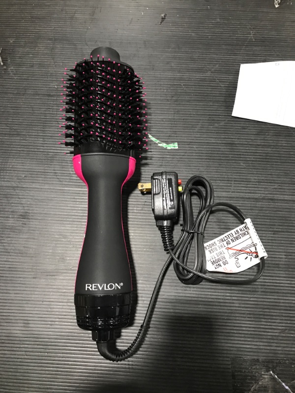 Photo 2 of REVLON One-Step Volumizer Original 1.0 Hair Dryer and Hot Air Brush, Black 