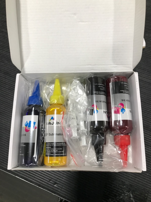 Photo 2 of VAJUN 400ml Sublimation Ink for Epson C88 C88+ WF7710 WF7720 WF7110 WF7210 ET2720 ET2750 ET4700 Inkjet Printers Heat Press Transfer on Mugs