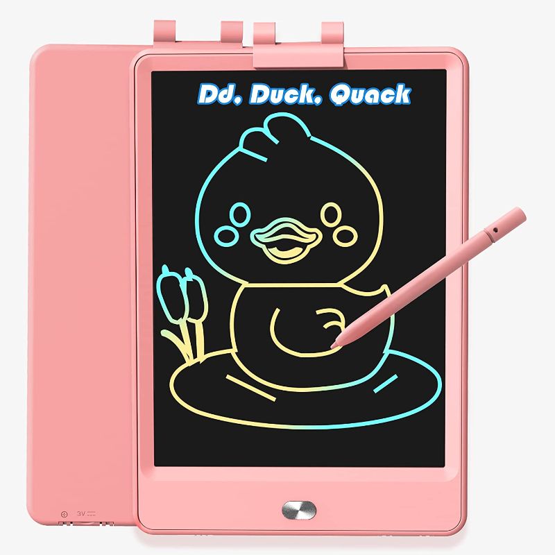 Photo 1 of 8.5 inch LCD Writing Tablet for Kids, Chylee Colorful Doodle Pad, Electronic Sketch Drawing & Writing Board, Toddler Educational Learning Toys Gifts for Boys & Girls 2 3 4 5 6 Year Old - Pink
