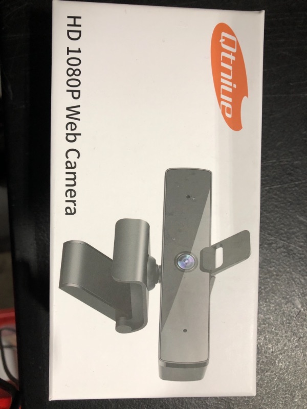 Photo 2 of Qtniue Webcam with Microphone and Privacy Cover, FHD Webcam 1080p, Desktop or Laptop and Smart TV USB Camera for Video Calling, Stereo Streaming and Online Classes https://a.co/d/gixu17Y