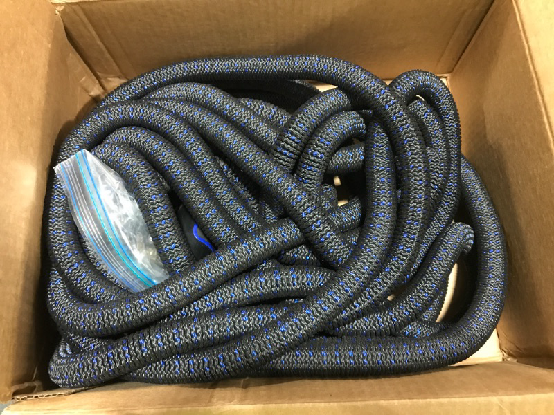 Photo 2 of 100ft Expandable Garden Hose Retractable Hoses with 10 Function Nozzle Lightweight Extra Strength Fabric and 4-Layer Latex Core