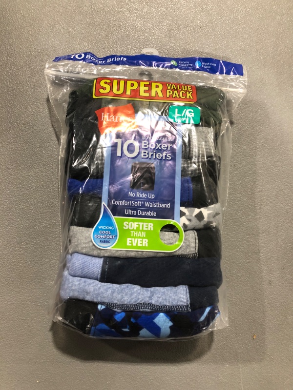 Photo 1 of 10 PACK OF BOYS BOXERS SIZE L