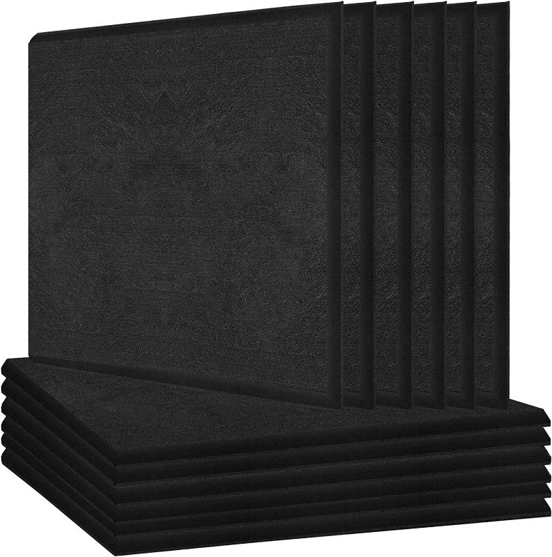 Photo 1 of 12 Pack Acoustic Panels 16"X12"X0.4" Sound Proof Padding, Beveled Edge Sound Absorbing Panels, Acoustic Absorption Panel for Acoustic Treatment and Wall Decoration  red
COLORS VARIES