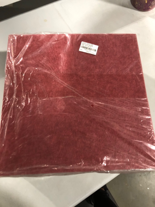 Photo 2 of 12 Pack Acoustic Panels 16"X12"X0.4" Sound Proof Padding, Beveled Edge Sound Absorbing Panels, Acoustic Absorption Panel for Acoustic Treatment and Wall Decoration  red
COLORS VARIES