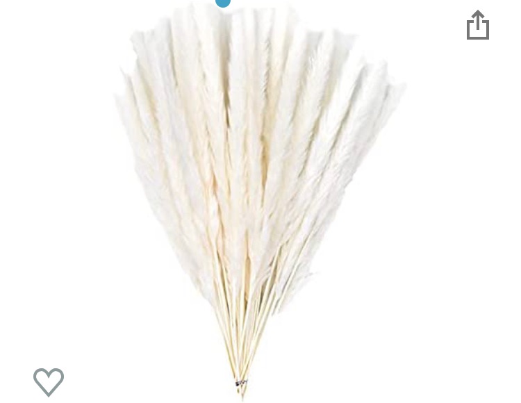 Photo 1 of 60 Pack Pampas Grass Boho Decorations, 17.3 inch/44cm Natural Dried Pampas Grass Branches for Boho Party Decor Home Kitchen Garden Photographing Flower Arrangement Vase Decor
2 pack 