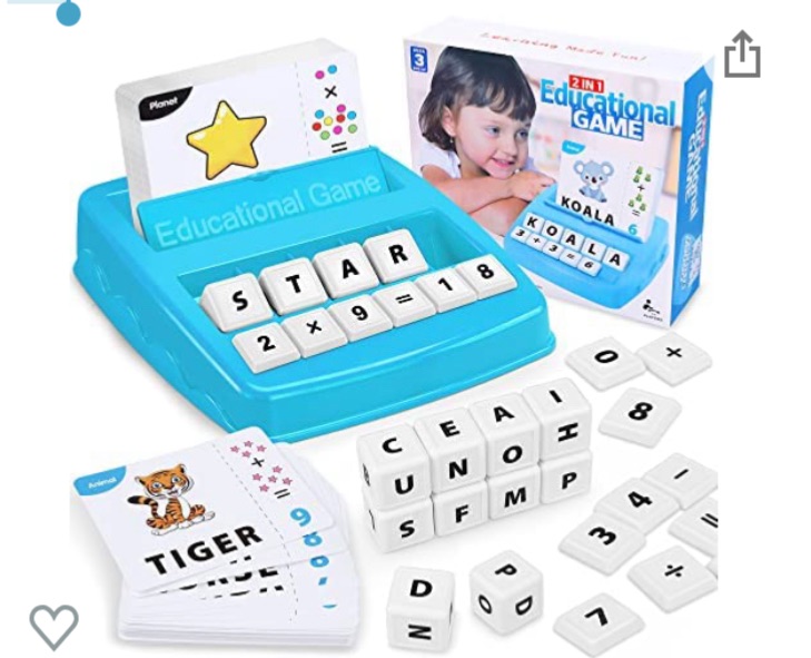 Photo 1 of Educational Matching Letter Game, Sight Word Games, Interactive Game Toys. for Kids Toys Educational Learning Toys for Boys Girls Birthday Party Gifts for 3 4 5 6 Year Olds