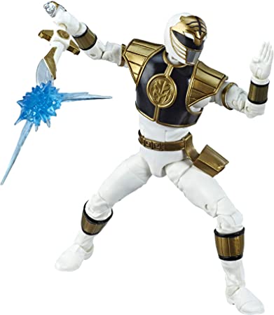 Photo 1 of Power Rangers Hasbro Toys Lightning Collection 6-Inch Mighty Morphin White Ranger Collectible Action Figure
