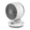 Photo 1 of 7.91 in White Portable Oscillating Personal Table Fan
