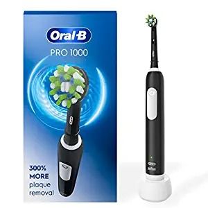 Photo 1 of Oral-B Pro 1000 CrossAction Electric Toothbrush, Black
