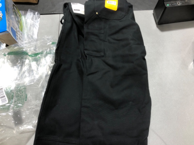 Photo 2 of Bib Overalls,48" Waist Sz,32" Inseam,Blk
