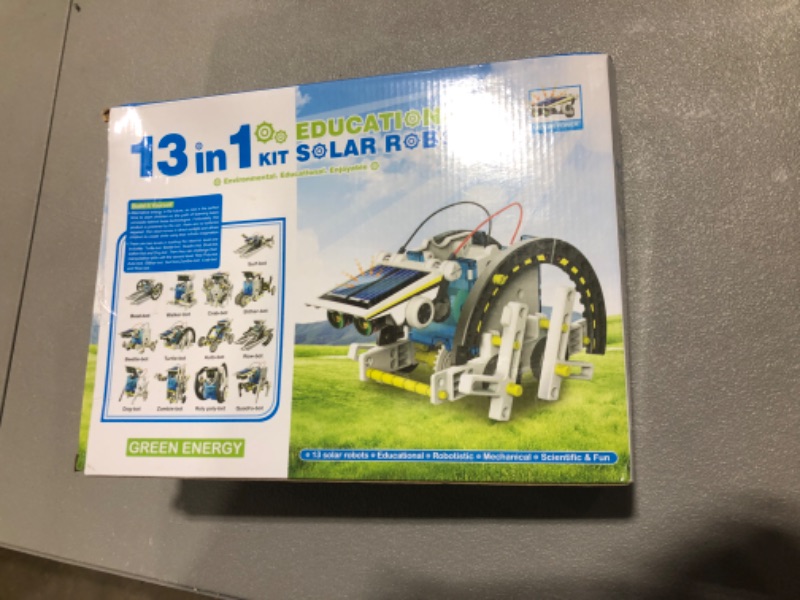 Photo 2 of Dioju 13-in-1 Solar Robot Kit Toys for 8 9 10 11 12 Year Old Boys, STEM Projects for Kids Ages 8-12, Building Science Toys Set, Solar Powered Robotics Kit, Birthday for Boys and Girls
