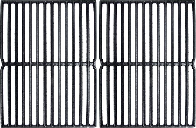 Photo 1 of 15 Inch Cooking Grid Grate for Weber Spirit 200, Spirit E200, S200, S210, E210 with Side Control, Spirit 500, Genesis Silver A, Cast Iron Grill Grates for Weber 7522 7523 7521 65904 65905
