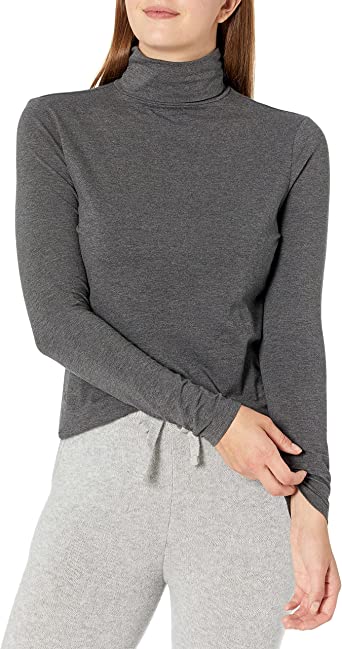 Photo 1 of Amazon Essentials Women's Classic-Fit Long-Sleeve Turtleneck Top. SIZE XXL. 
