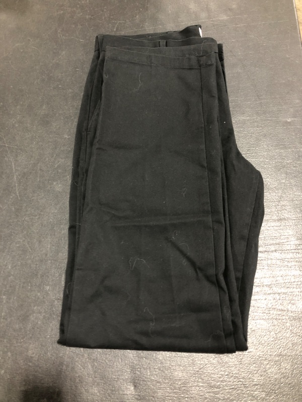 Photo 2 of AMAZON ESSENTIALS MEN'S KHAKI STYLE PANT. BLACK. SIZE 33x32 INCH. PRIOR USE. 