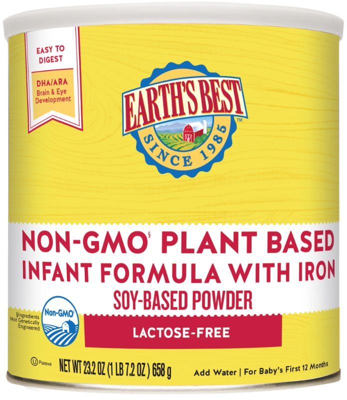 Photo 1 of Earth's Best Plant Based Baby Formula Soy Based Powder Infant Formula with Iron Lactose Free Non-GMO Omega-3 DHA and Omega-6 ARA 21 Oz
BB 03/2024.