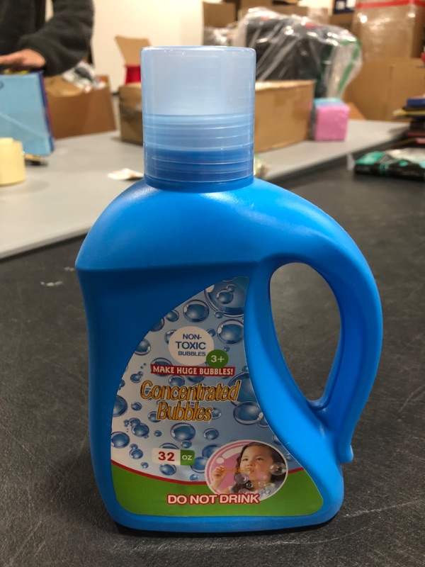 Photo 1 of CONCENTRATED BUBBLES, 32 OZ., NON-TOXIC, AGES 3+. 