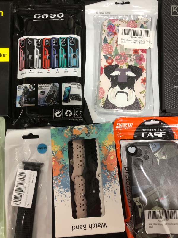 Photo 3 of LOT OF ASSORTED SMARTPHONE CASES & ACCESSORIES. STYLES & APPLICATIONS VARY. NEW & PRIOR USE ITEMS MAY BE PRESENT. 