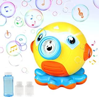 Photo 1 of Bubble Machine Octopus Automatic Blower with Music and Lights, Maker Splash-Proof Design 160ml Liquid, 3000+Bubbles Per Minute, Suitable for PartyPicnicWedding, Yellow, Medium-001
BOX WET DAMAGED / BUBBLES AND BATTERIES INCLUDED